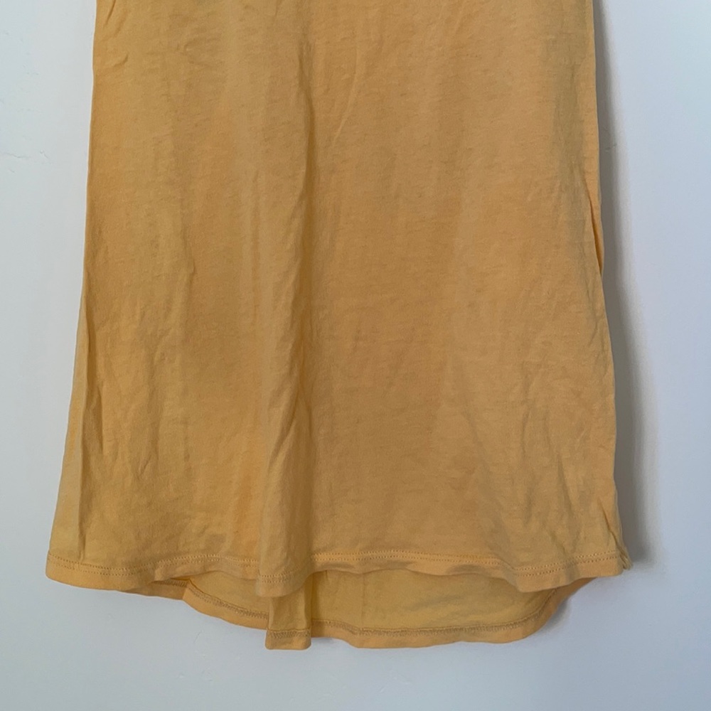 California Racer Back Yellow Tank Top - Picture 3 of 5